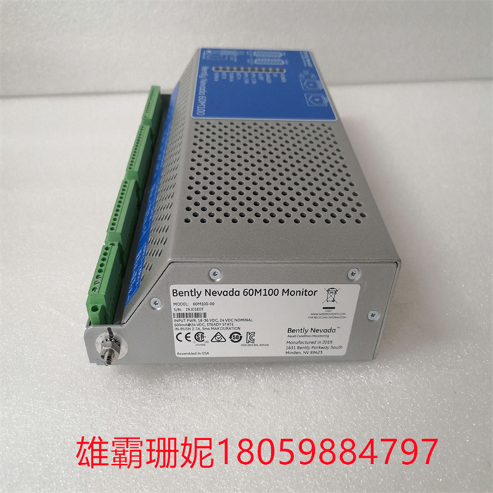 BENTLY 60M100-00  PLC中央处理器 欧美