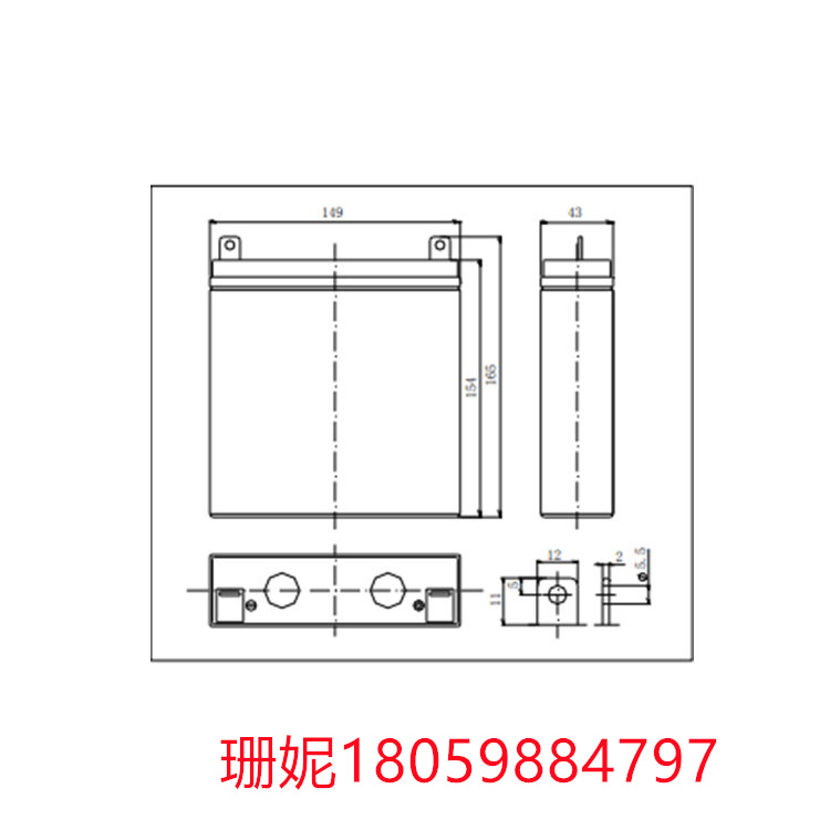 威达蓄电池HX4-20