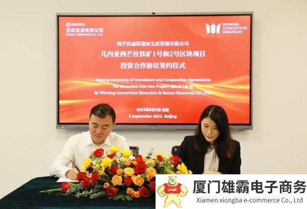 国际化里程碑！西芒杜铁矿北部区块项目投资合作协议签署