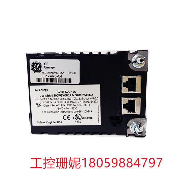 IS220PSVOH1A GE 伺服控制包 电气接口