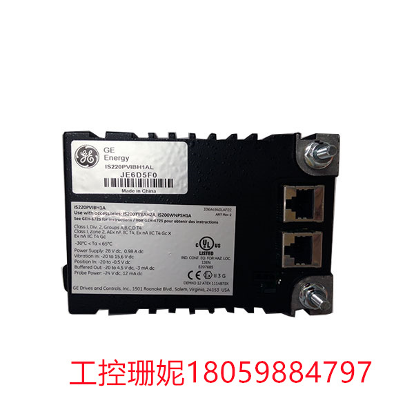 IS220PVIBH1AL GE 接口模块 实现运行参数的监测