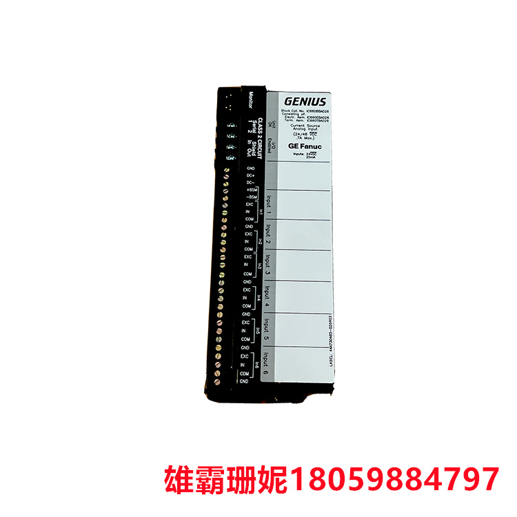 IC660TBA026   输出模块  可以容纳4到20毫安的信号