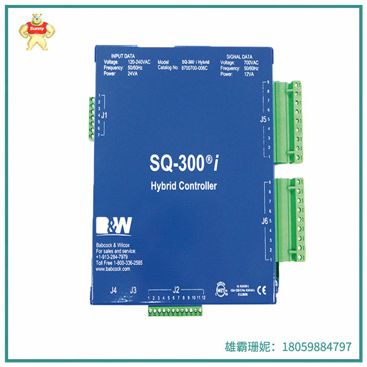  SQ-300i-8700700-004   控制器模块  用于监控和控制工业过程