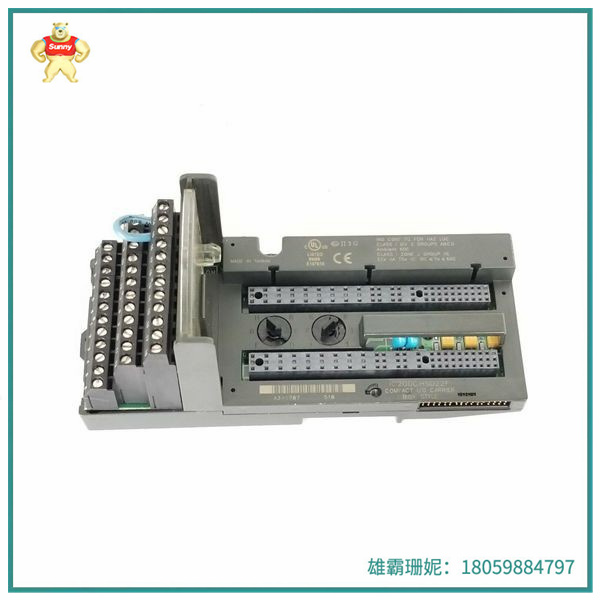 IC200CHS002K  |  盒式终端 I/O 载体  |  具有一个模块闩锁孔