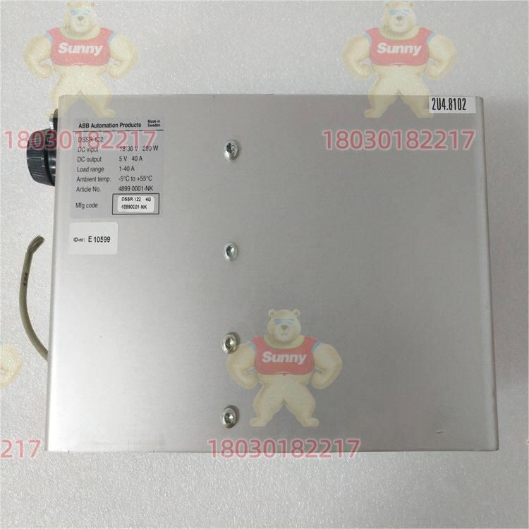 ABB DSSR122 4899001-NK  控制卡件模块