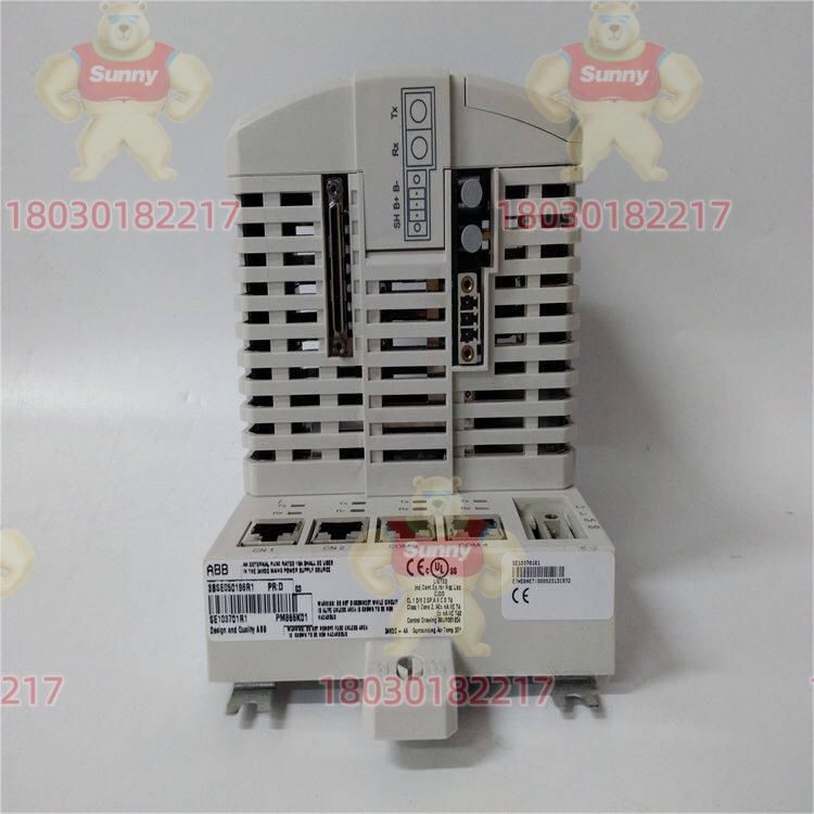 3BSE081637R1 （PM866AK02）导轨连接器  连接控制网络的 RJ45 以太网端口
