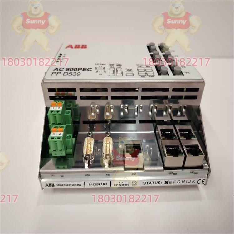 PPD539A102 3BHE039770R0102  |   AC 800PEC控制装置 